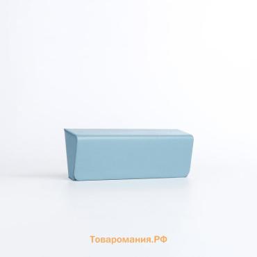 Футляр для очков на магните «Аврора», длина 16.2 см, голубой