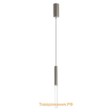 Светильник "Лукас софт" LED 5Вт 4000К матовый хром 2х2х30-130см