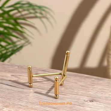 Подставка для книги «Трио», 7×4×3 см, латунь